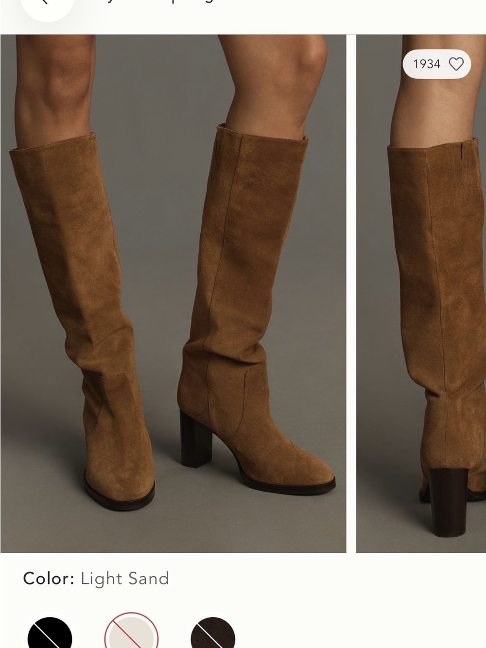 By Anthropologie Round-Toe Tall Boot